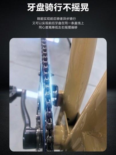 Stackable 60% off-Wheel Tandem Bicycle for Two People, Family Two-Person Riding, Mother-Child with Child, Three-Person Bike, Leisure Sightseeing Bike