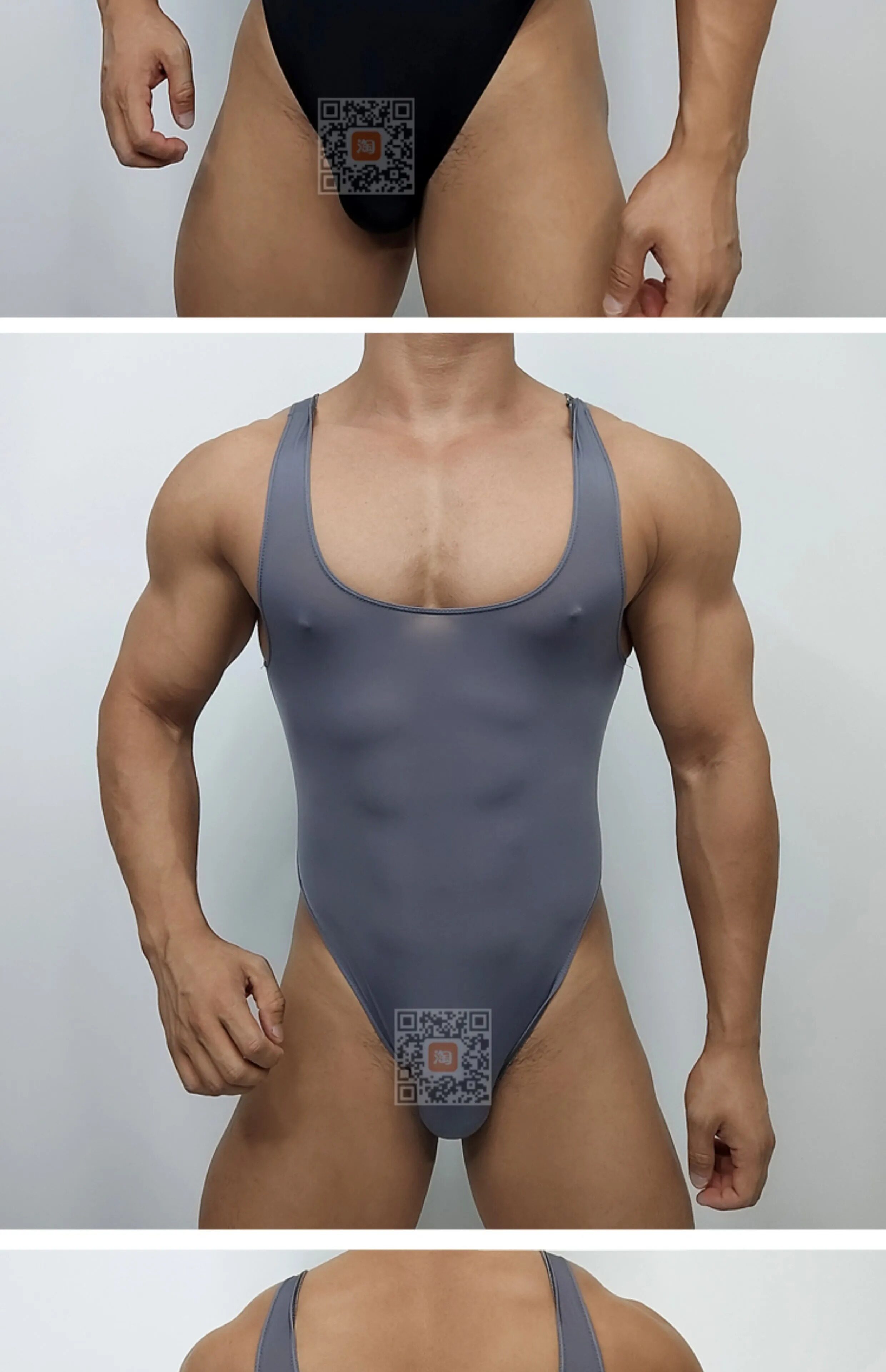 Треугольник, мужское нижнее белье, боди, шелковый эластичный жилет 