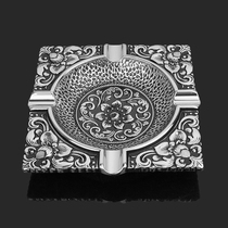 ZORRO Zorro creative square ashtray Noble metal carved personality living room office fashion ashtray