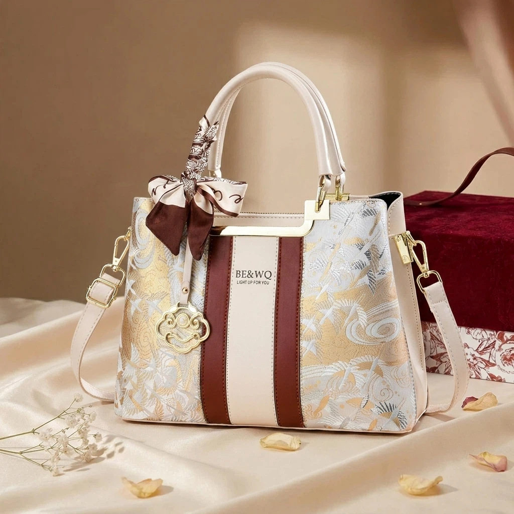 Bags Women's 2026 New Style This Year's Popular Handbags Light Luxury High-Level Sense Bags Commuting Single Shoulder Crossbody Backpacks