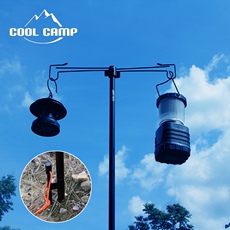 Крючки для палатки coolcamp超轻铝合金野营灯架户外露营折叠便携支架灯杆野营置物架