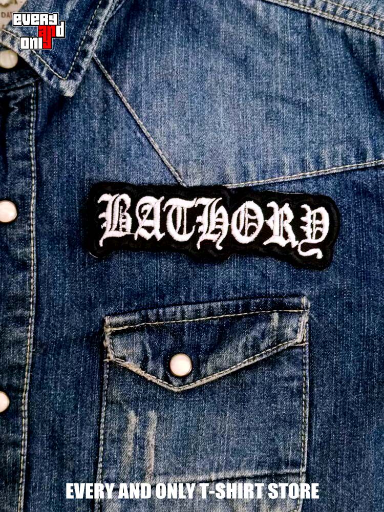 Липучка для пододеяльника bathory黑金属乐队周边立体刺绣马甲衣贴补丁破洞patch布标布贴