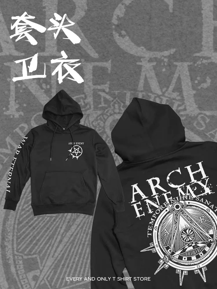 Пошло превью: Arch Enemy's arch enemy death metal band WAR ETERNAL autumn and winter men's and women's zip-up sweatshirt jacket