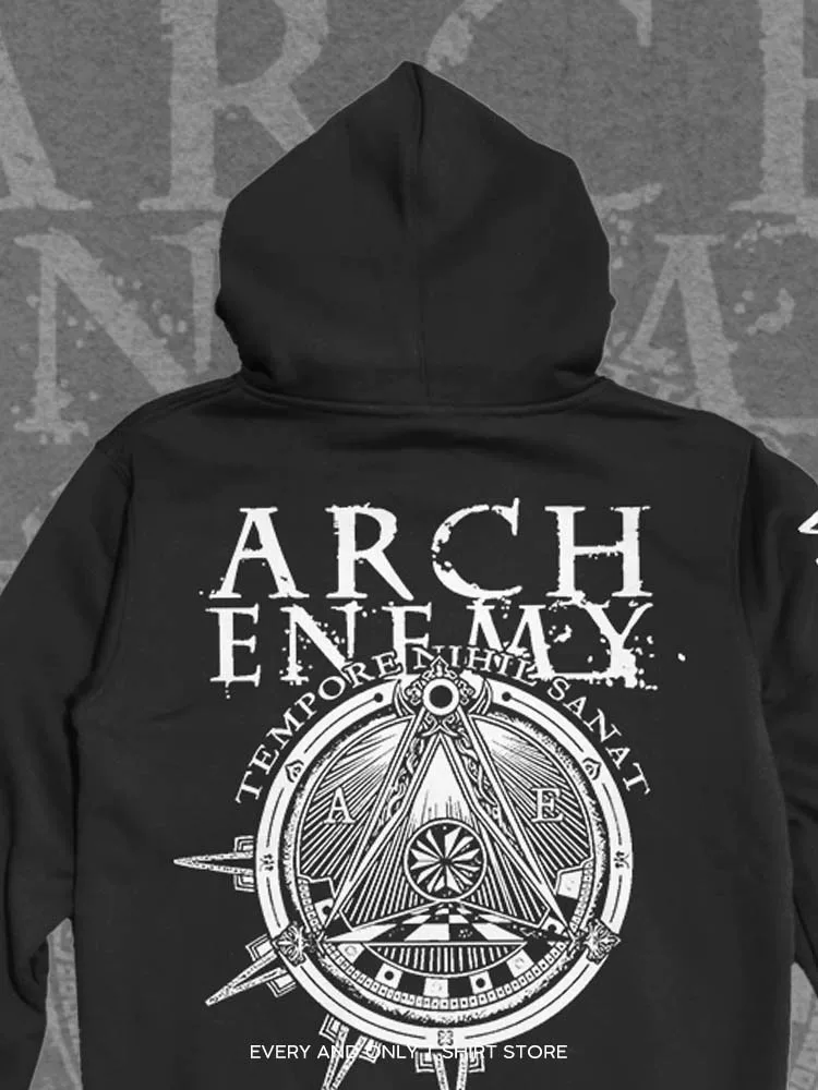 Пошло превью: Arch Enemy's arch enemy death metal band WAR ETERNAL autumn and winter men's and women's zip-up sweatshirt jacket