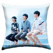 Tfboys 王俊凯 王 源 易 千 玺 Gối tùy chỉnh tự làm gối đệm Quà tặng sinh nhật