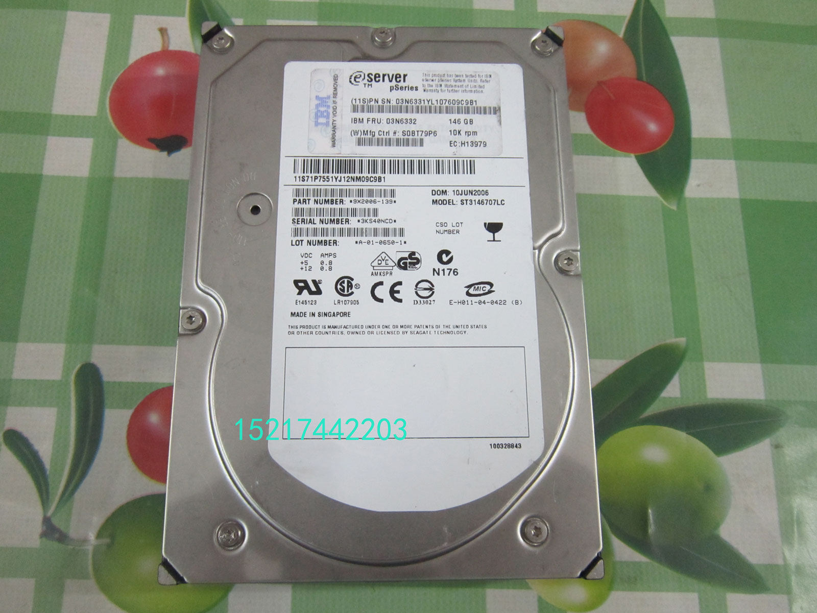 IBM 03N6332/03N6331 ST3146707LC：146G 10K 80针SCSI硬盘的秘密武器！-SCSI配件-淘宝百科网