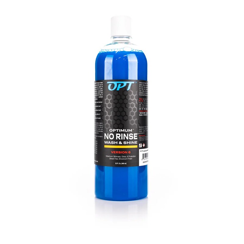 Optimum No Rinse Wash New Sixth Version Imported from the United States, Opt No-Rinse Car Wash Liquid