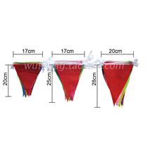 Special price Xiaocai flag triangular string flag hanging flag set to be red flag Wholesale national flag promotion Team flag production