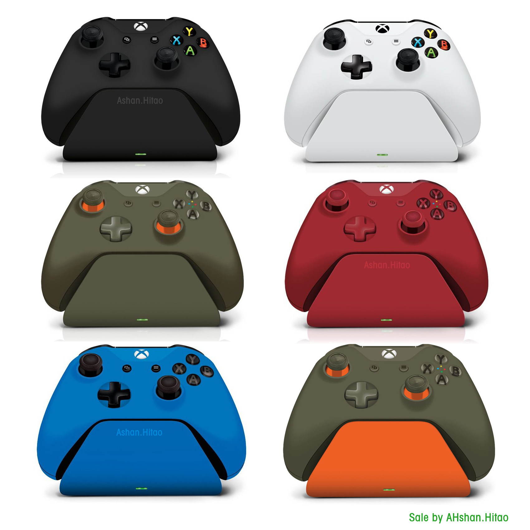 Microsoft xbox one gamepad dedicated charging base bracket handle seat charging colorful optional
