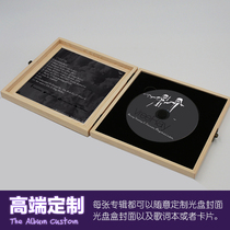 Advanced handmade custom log Disc Box album box making wooden disc box personalized service