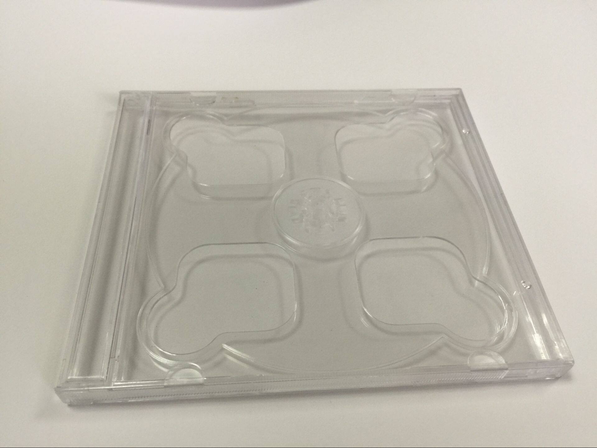 Double disc box Compact Disc Ming Double Disc Case 2 Clothing CD Box Transparent Bifacial CD DVD Disc box packing box