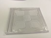 Double-disc box CD-ROM double-disc box 2-piece CD-ROM box transparent double-sided CD DVD disc box box