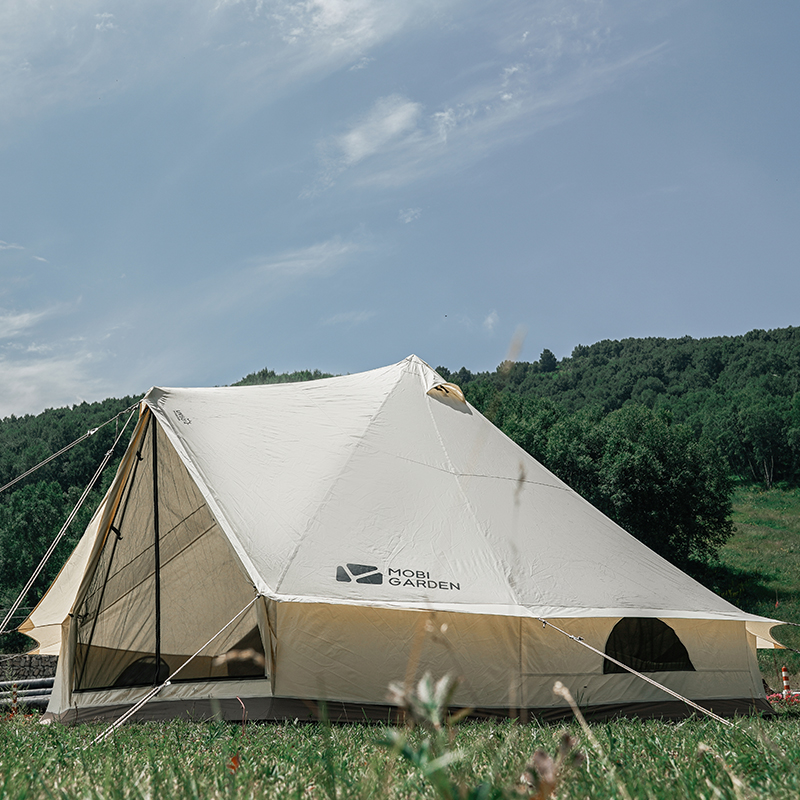 MuGaodi Outdoor Glassing Family Light Luxury Large Space Camping Thick Cotton Camping Tent Epoch 260