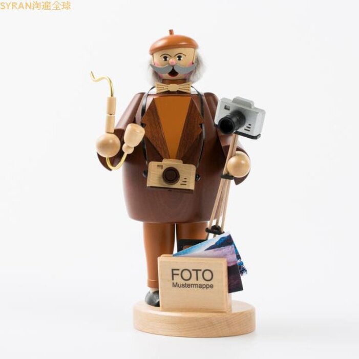 Original Imported German Pewo Artisanal Fragrant Lavender Puppet Doll Tabletop Pendulum craftsmanship Ornament Photographer