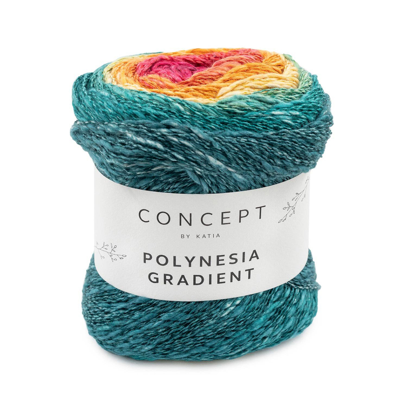 Spanish Katia Cotton and Linen Gradient Pot Belly Yarn Spring and Summer DIY Sweater Hand Knitted Wool 200g Per Ball