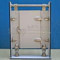Public toilet toilet plate partition hardware accessories Nova wire drawing stacked door zinc alloy bowling