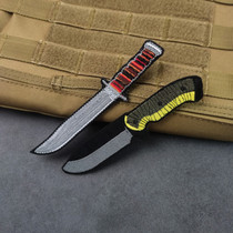 Full embroidery Kaba knife personality embroidered magic patch badges strip cloth stickup Tactical morale Patch Backpack Decoration Patch