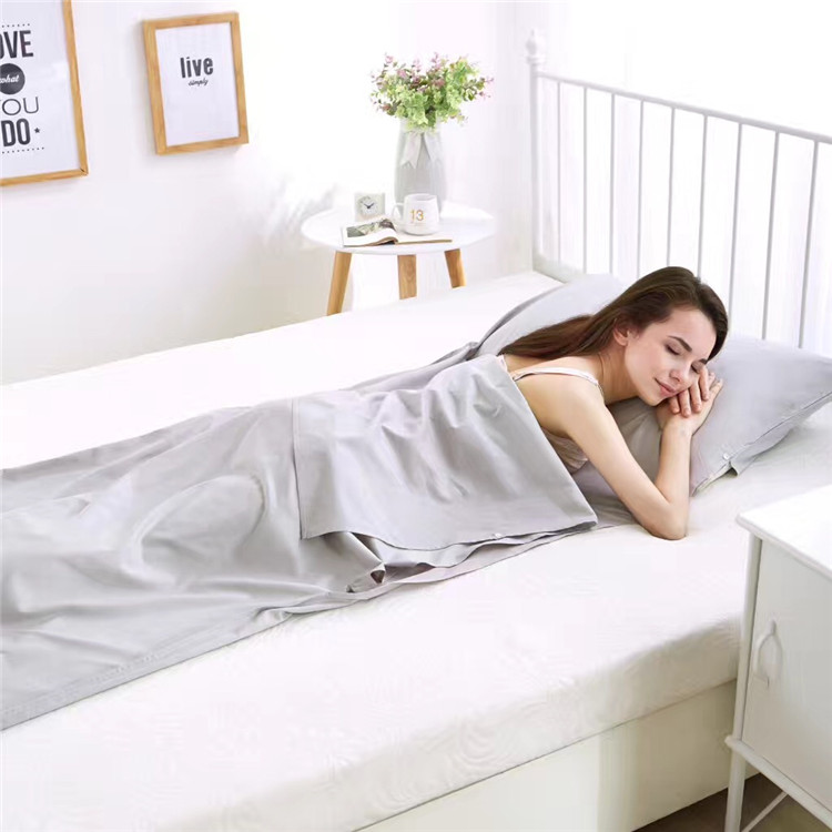 Cotton khách sạn trên bẩn giường màu sắc đơn giản tốt nghiệp du lịch khách sạn túi ngủ cầm tay duy nhất đôi có thể giặt siêu ánh sáng