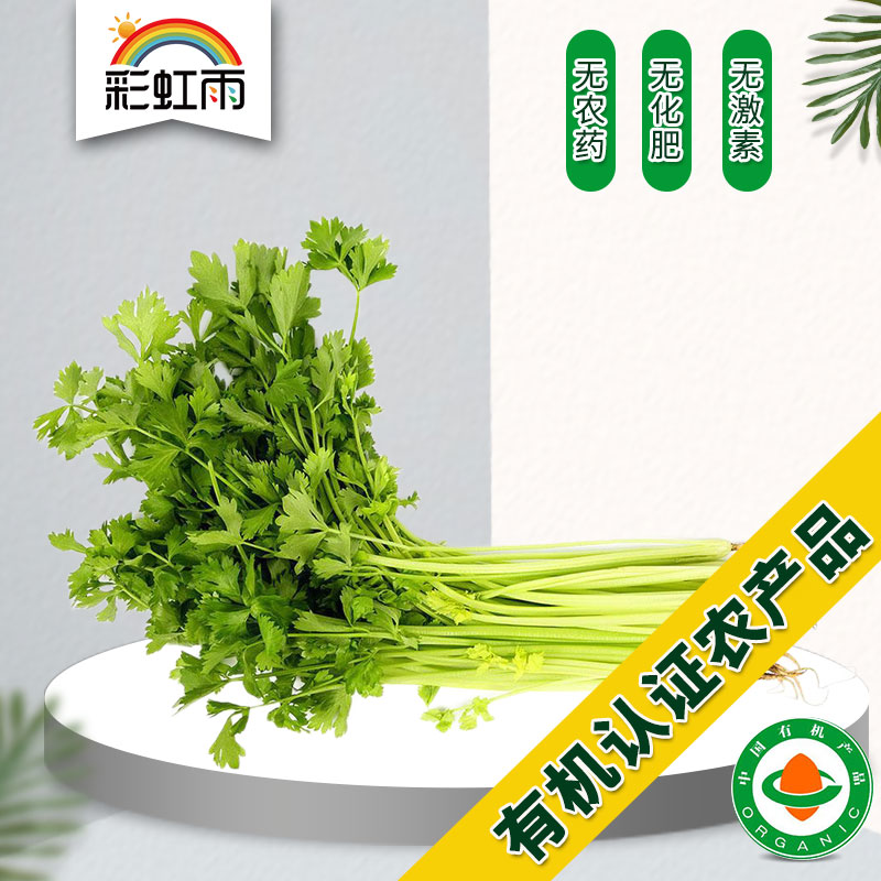 Fresh vegetables, organic vegetables, parsley 250g rainbow rain farm distribution Beijing-Tianjin-Hebei full hundred