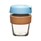 Keepcup Úc nhập khẩu cốc cà phê du lịch kèm theo cốc bảo vệ môi trường nút chai thủy tinh cách nhiệt nam nữ có nắp cốc - Cà phê