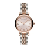 Armani, водонепроницаемый кварцевый циферблат, женские часы, 28mm, маленький циферблат