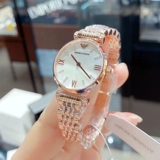 Armani, водонепроницаемый кварцевый циферблат, женские часы, 28mm, маленький циферблат