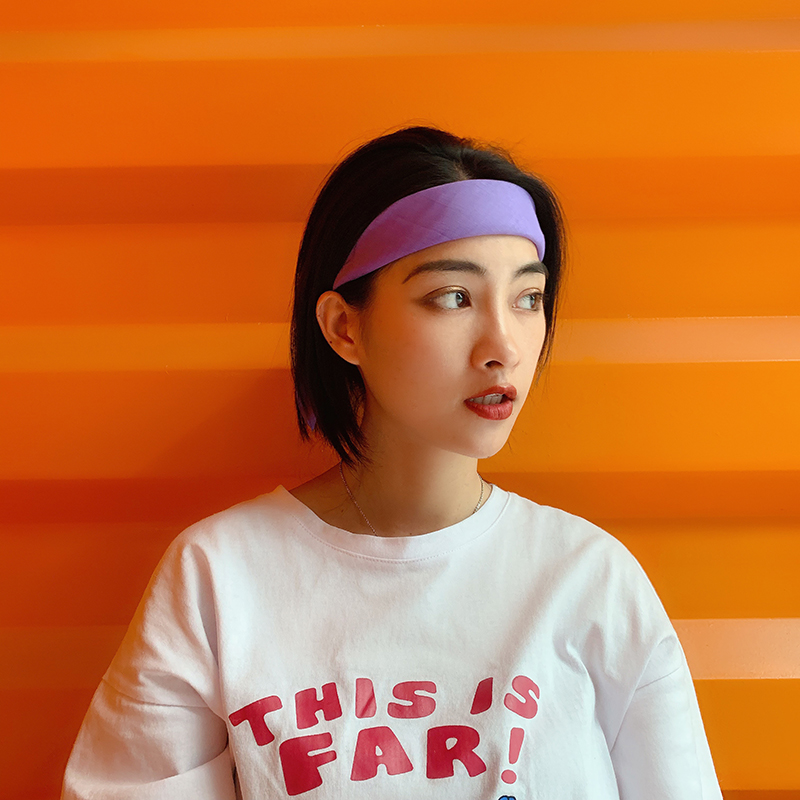 Pure Color Ensemble Sports Headscarf Suck sweat HIPPHOP Fang Towel Hip Hop headwear Street Dance South Korean version B-Boy Men's and women's wave