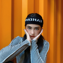 Autumn and winter sports hair tie imitation mink hair accessories headscarf headband ins wide edge elastic yoga sweat hair accessories women