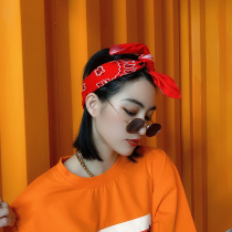 Hip-hop cashews big square scarf hiphop scarf Street bandana small scarf tide dance hip hop hips