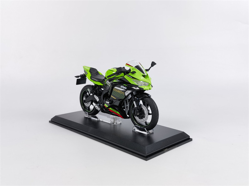 1:12 AOSHI Kawasaki Ninja ZX-25R Motorcycle Simulation Car Model