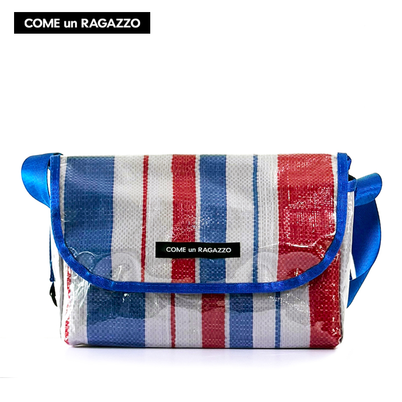 Like a Boy/Kunla Unisex Bag New Lightweight Messenger Bag Crossbody Bag Single Shoulder Red and Blue Style Like a Boy/Kunla Unisex Bag New Lightweight Messenger Bag Crossbody Bag Single Shoulder Red and Blue Style