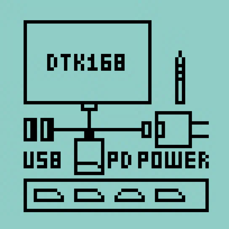 Dp to Usb-C Adapter for Newtech Prodtk168, Direct Connection to Desktop, Dth1351671722712432Linkplus Replacement