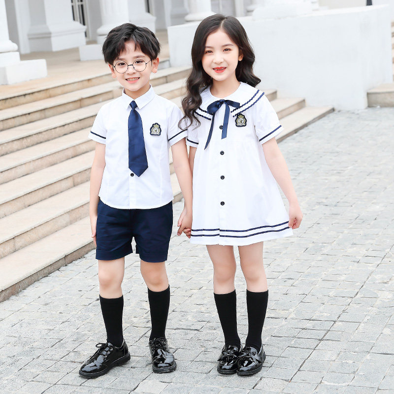 Kindergarten uniforms graduation ceremony school uniforms elementary school students class uniforms boys and girls children's day children's day performance clothing graduation suit