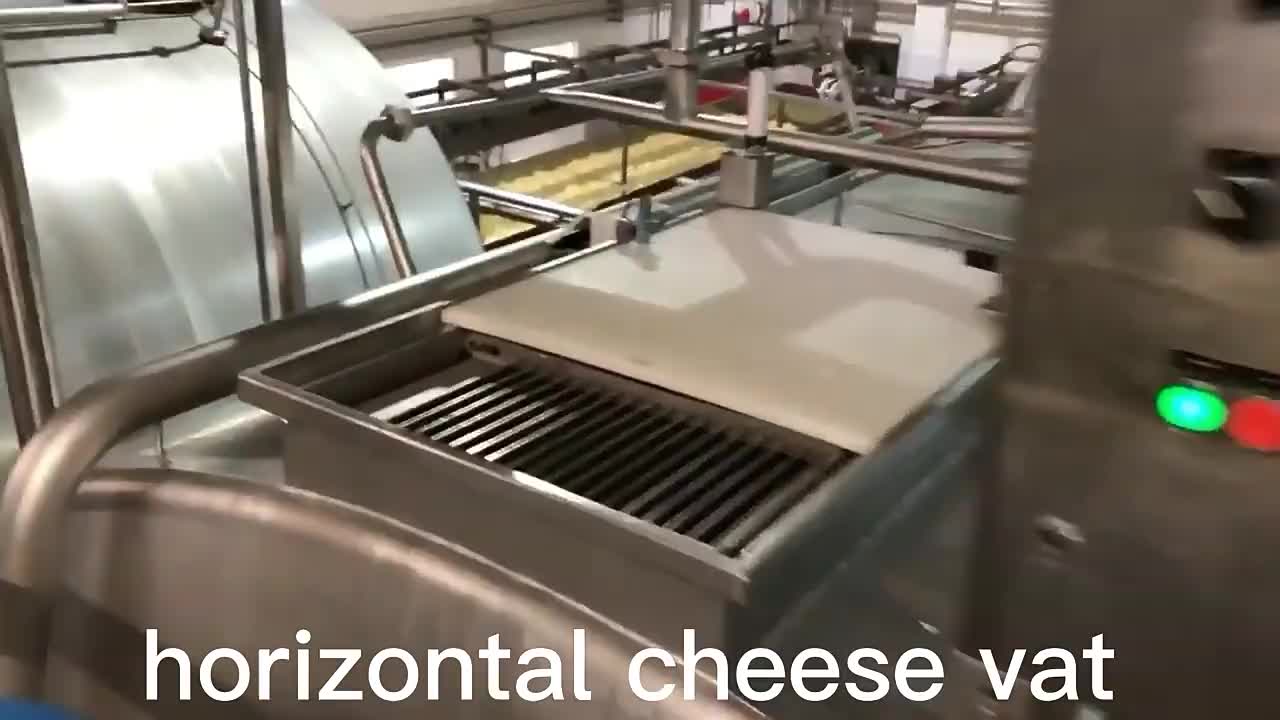 Small Scale Automatic 1000l Cheese Processing Equipment White Cheese