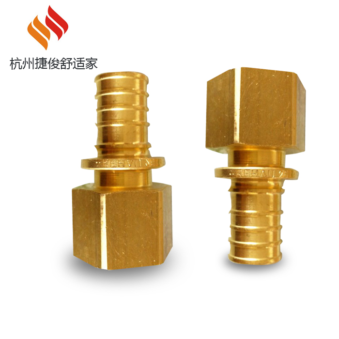 REHAU copper inner thread transition direct head PE - X tube connected to tightly tightly