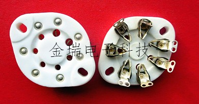 New silver-plated 13SJ35J 13SJ56J vacuum tube tube seat oscilloscope tube electron beam tube tube seat warranty promotion