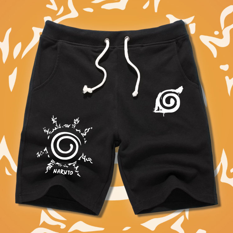 Fire and shadow ninja shorts pants Cartoon Perimeter Clothes Men And Women Casual Pants Student Tinnitus Zaid Summer