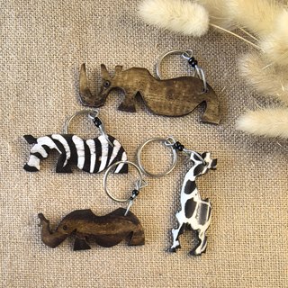 Imported characteristic handicraft ox bone keychain pendant
