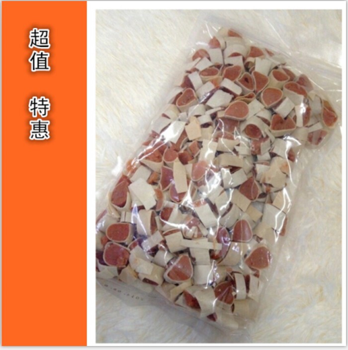 Gourmet âm nhạc thức ăn vật nuôi pet dog đồ ăn nhẹ thịt bò gà mực sushi phế liệu 500 gam đầy đủ 5 thức ăn cho chó pug