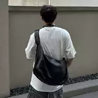 Брендовая вместительная и большая сумка на одно плечо для отдыха подходит для мужчин и женщин, из натуральной кожи, премиум класс