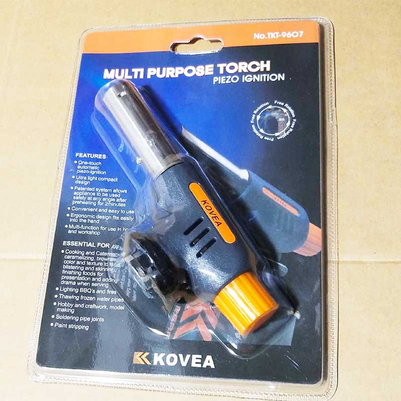 South Korea imported kovea high temperature spray gun TKT-9607 (press ignition) card type butane gas spray gun head