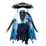 Genshin Impact cos cos costume skies wanderer sumi jiushi fuqing игра анимация анимация косплей косплей костюм мужская одежда шляпа