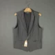 S01 Made in Japan Vest Anh nguyên chất len ​​cỡ nhỏ Nhật Bản nhập khẩu vest vest retro cho nam và nữ S size - Dệt kim Vest