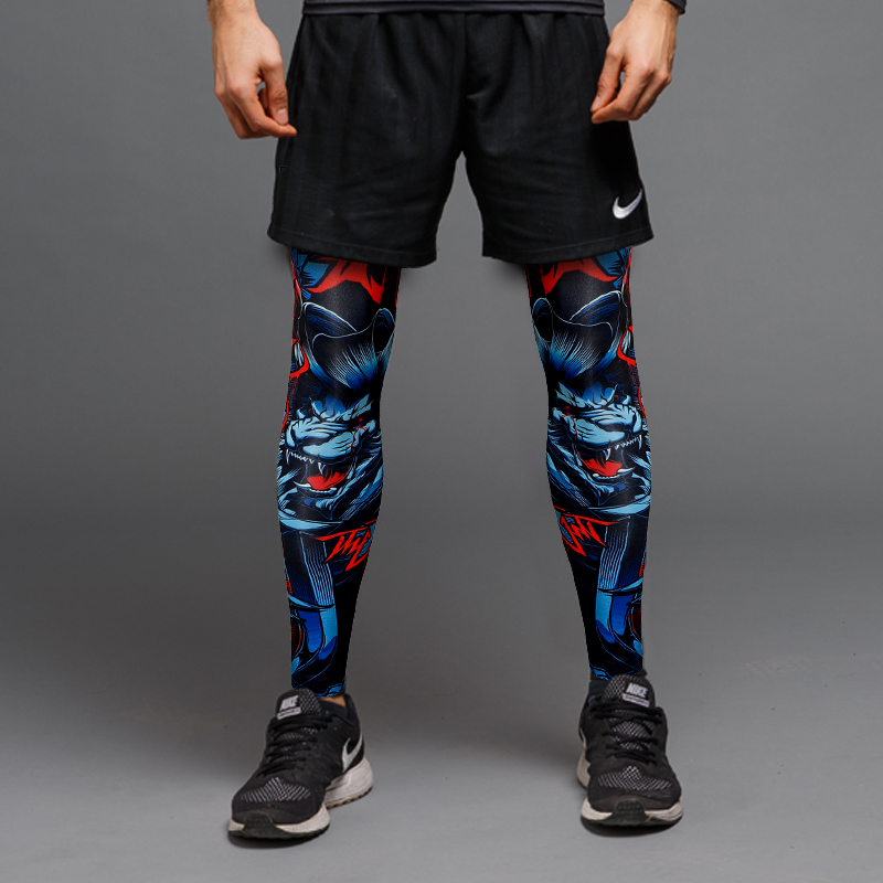 Sports fitness protective leg cover men's and women's fitness running basketball calf cover sports riding windproof lengthened knee pads