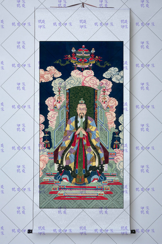 Sazu Portrait Satian Picture Sa Guang Picture of Ming Dynasty Surface Painting