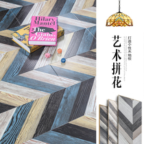 Nordic personality parquet fishbone parquet art herringbone parquet reinforced composite wood floor clothing store
