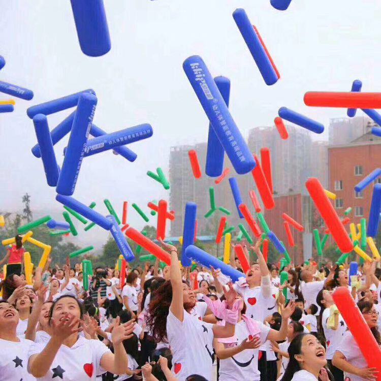 Kindergarten Games Children's Toys Pat Stick Air Stick Early Education Feeling Integration Inflatable Stick Refueling Helping Stick