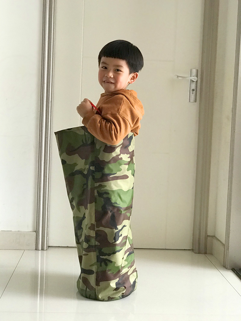 Camouflak Jumping Bag Feel Integrated Training Equipment Military Activities Parenting Games Cloth Kindergarten Outdoor Activities Exercise Toys