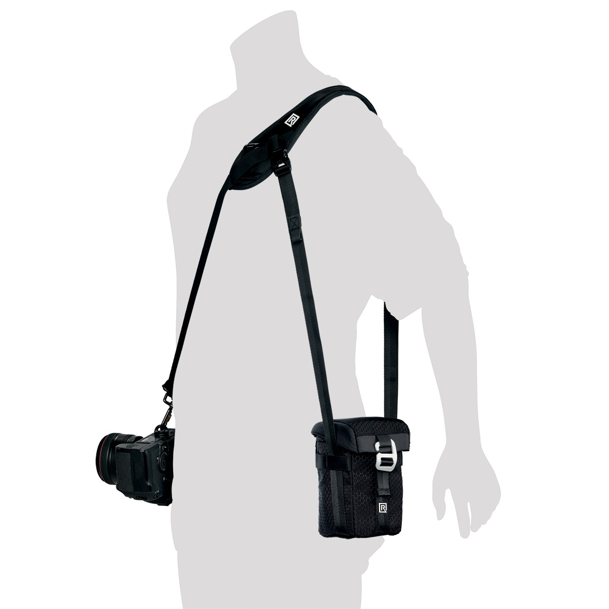 Triple Crown USA Fast shooter BlackRapid light touch microwind series Lens Bag lens bag bag