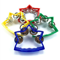 Childrens trumpet percussion instrument toy kindergarten early education teaching aids hand bell Orff five-pointed star bell ring